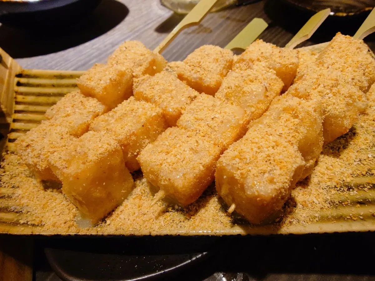 起司可可樂餅特寫
